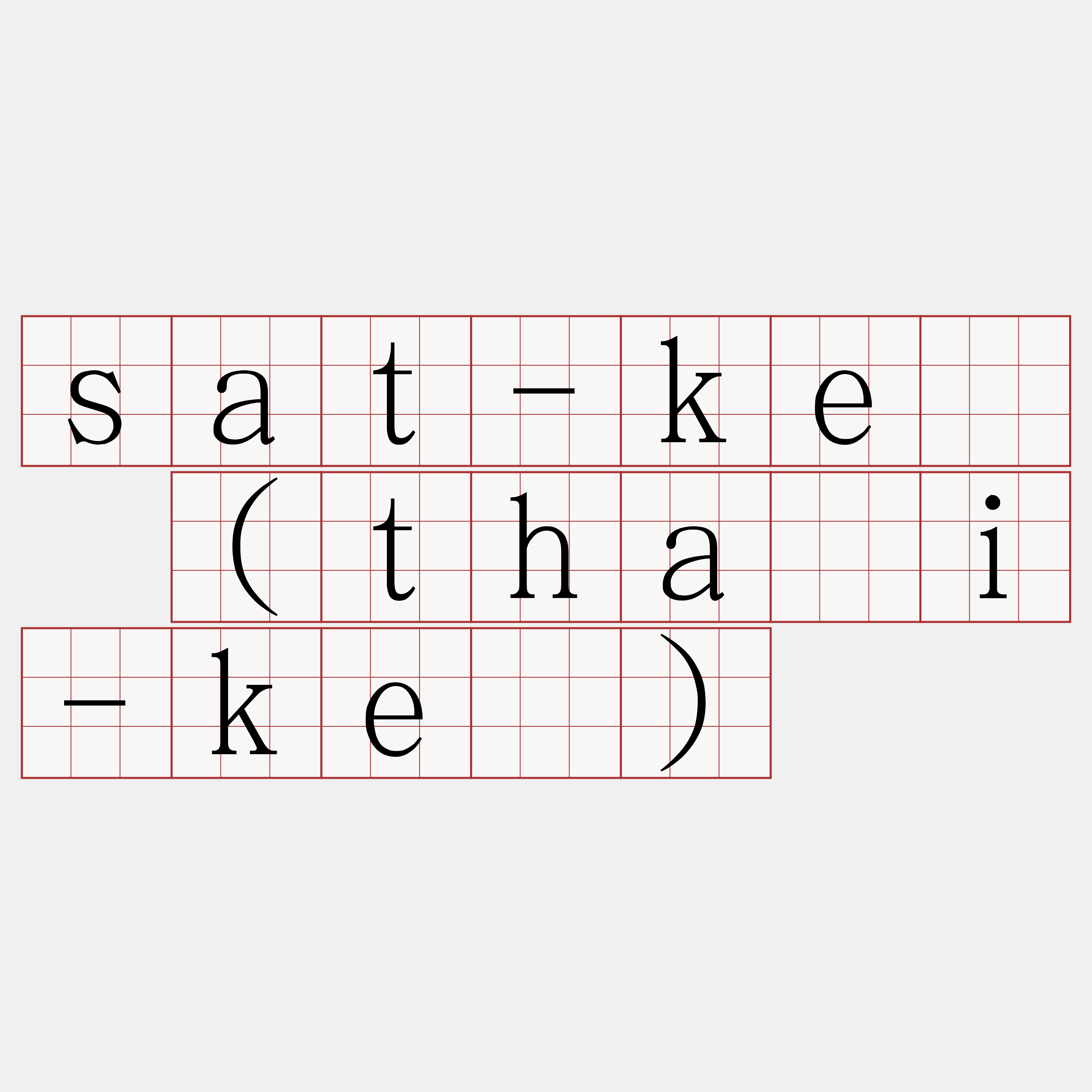 sat-kè (thâi-kè)